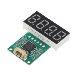 Afișaj LED 7 Segmente 9.2mm 4 Digiti Roșu | Electronic-mag.ro | Componente Electronice