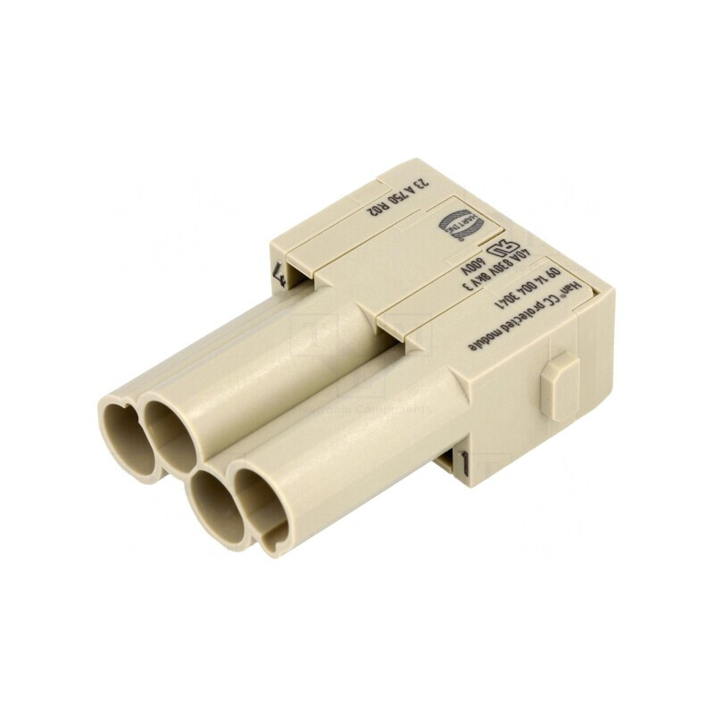 Conector modular tată 4 pini 40A 830V UL94V-0 | Electronic-mag.ro | Componente Electronice
