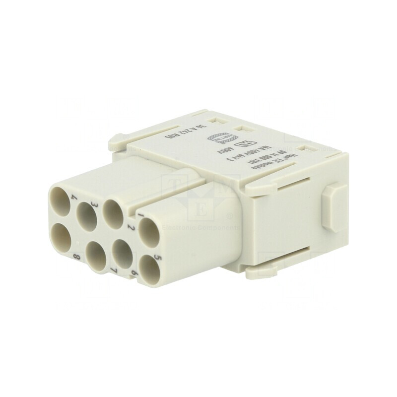 Conector modular mamă Han-Modular 8 pini fără contacte | Electronic-mag.ro | Componente Electronice Conector modular mamă Han-Modular 8 pini fără contacte | Electronic-mag.ro | Componente Electronice