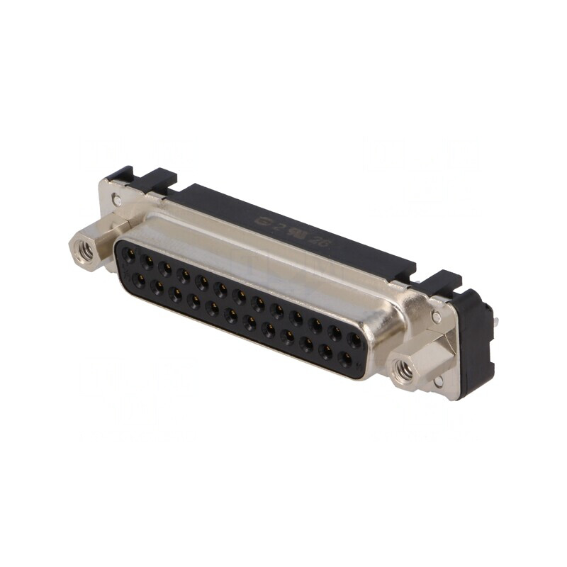 D-Sub 25-PIN Soclu Mamă Drept THT UNC 4-40 | Electronic-mag.ro | Componente Electronice