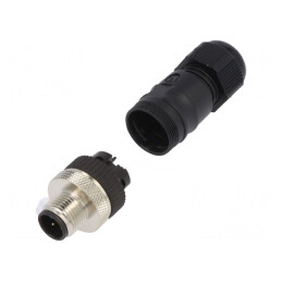Mufă M12 4-Pin tată IP67 CANopen DeviceNet | Electronic-mag.ro | Componente Electronice