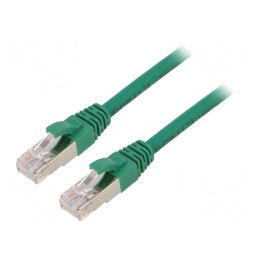 Cablu Patch ETHERLINE® Cat.6a S/FTP LSZH Verde 1m | Electronic-mag.ro | Componente Electronice