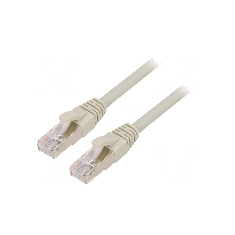 Cablu Patch ETHERLINE Cat.6a S/FTP LSZH Gri 1m | Electronic-mag.ro | Componente Electronice