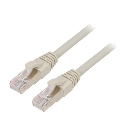 Cablu Patch ETHERLINE Cat.6a S/FTP LSZH Gri 1m | Electronic-mag.ro | Componente Electronice