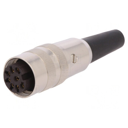 Conector M16 Mamă Lipire pe Cablu 8 PIN 5A 60V Drept | Electronic-mag.ro | Componente Electronice