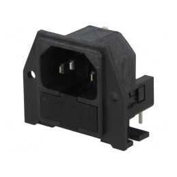 Conector Alimentare AC 10A 250V IEC 60320 | Electronic-mag.ro | Componente Electronice
