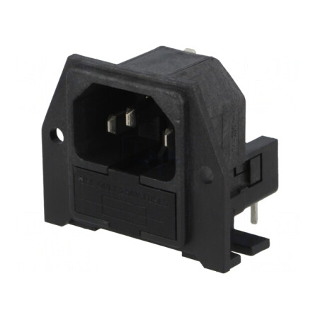Conector Alimentare AC 10A 250V IEC 60320 | Electronic-mag.ro | Componente Electronice