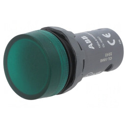 Lumină de control verde 22mm | Electronic-mag.ro | Componente Electronice