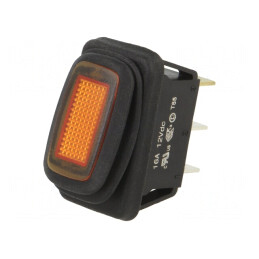 Comutator Rocker ON-OFF 16A 12V IP65 Chihlimbar | Electronic-mag.ro | Componente Electronice