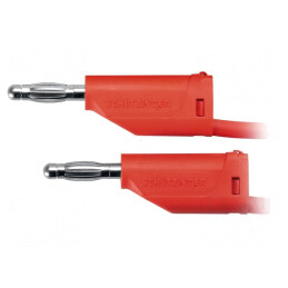 Cablu de măsurare 70VDC 16A 4mm roșu | Electronic-mag.ro | Componente Electronice