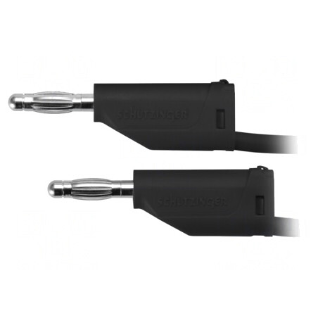 Cablu măsurare 70VDC 33VAC 16A 4mm negru | Electronic-mag.ro | Componente Electronice