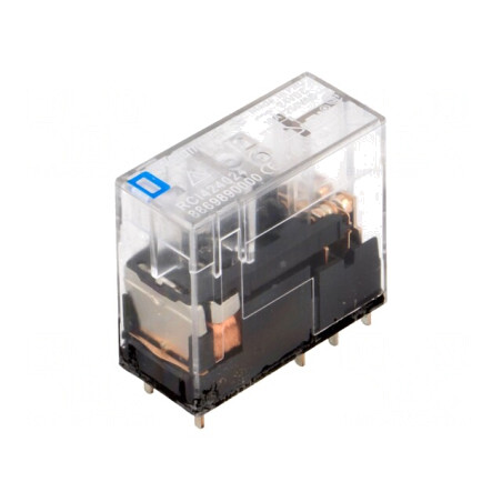 Releu Electromagnetic DPDT 24VDC 8A | Electronic-mag.ro | Componente Electronice