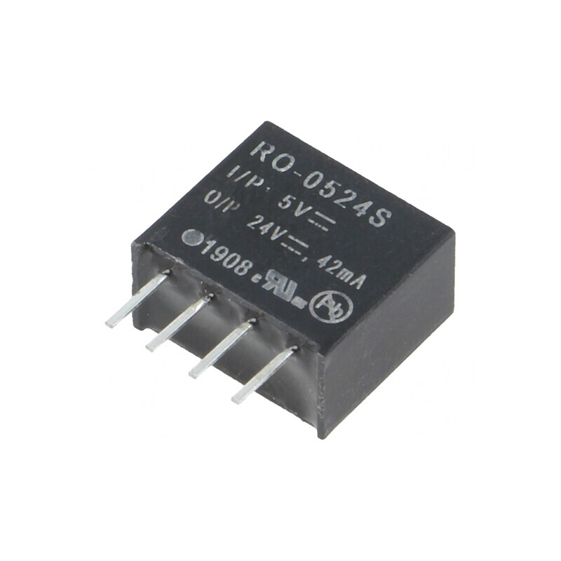Convertor DC/DC 1W 5V la 24V SIP4 | Electronic-mag.ro | Componente Electronice