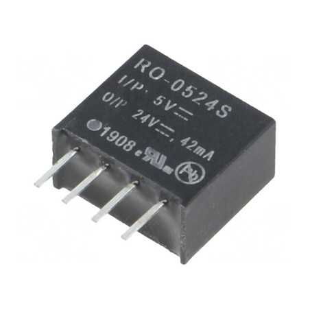 Convertor DC/DC 1W 5V la 24V SIP4 | Electronic-mag.ro | Componente Electronice