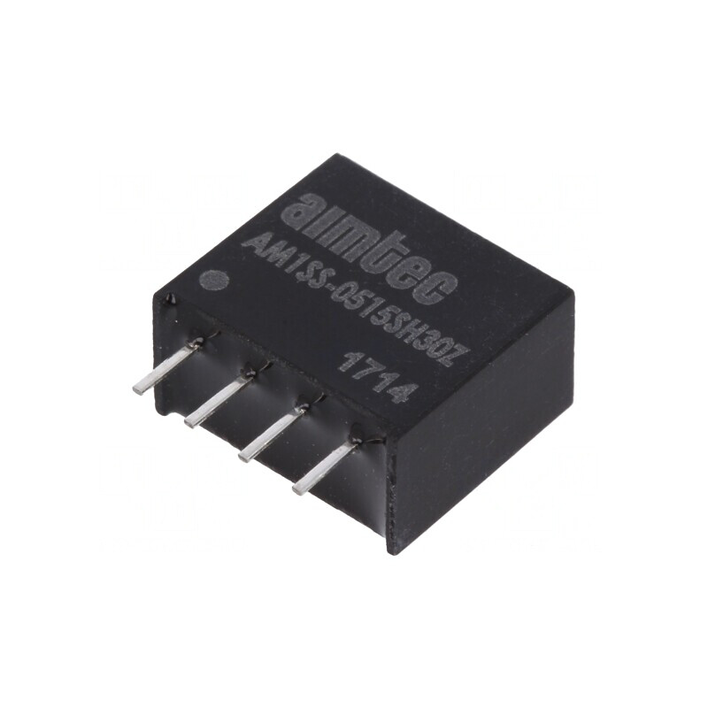 Convertor DC/DC 1W 4,5-5,5V la 15V 67mA SIP4 | Electronic-mag.ro | Componente Electronice