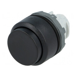 Comutator Negru 22mm Acționat Prin Apăsare | Electronic-mag.ro | Componente Electronice