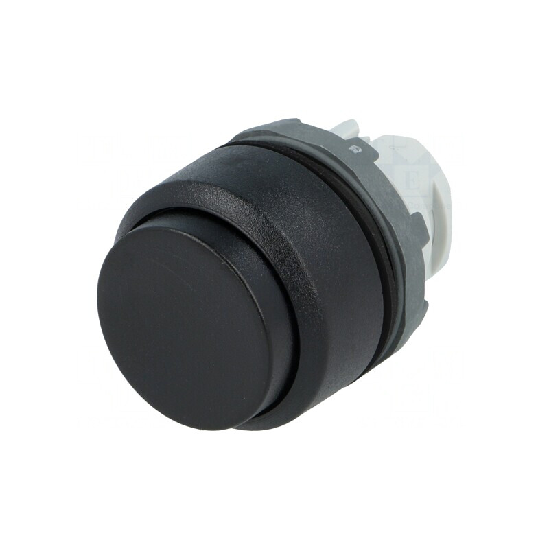 Comutator Negru 22mm Acționat Prin Apăsare | Electronic-mag.ro | Componente Electronice