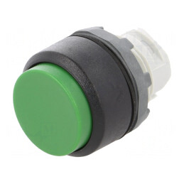 Comutator Apăsare 22mm Verde | Electronic-mag.ro | Componente Electronice