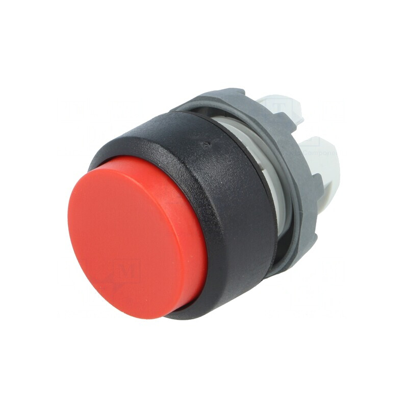 Comutator apăsare 22mm roșu | Electronic-mag.ro | Componente Electronice