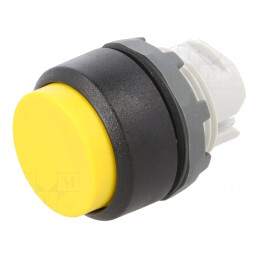 Comutator Apăsare 22mm Galben Stabilizat | Electronic-mag.ro | Componente Electronice