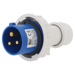 Conector alimentare AC mufă tată 16A 400VAC IP67 | Electronic-mag.ro | Componente Electronice