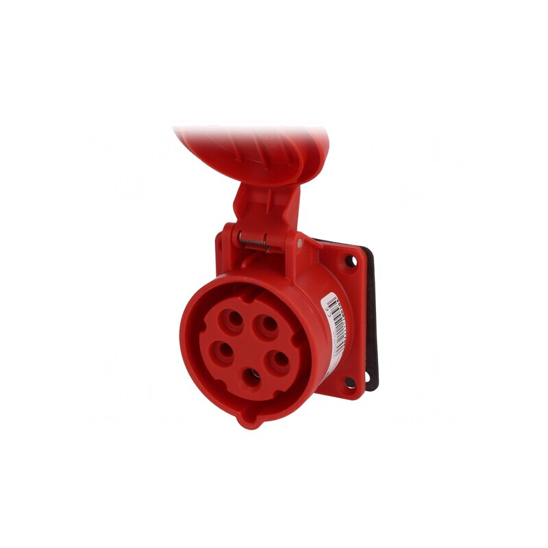 Conector Alimentare AC Trifazat 16A 400VAC IP44 Soclu Mamă | Electronic-mag.ro | Componente Electronice