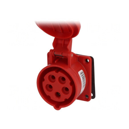 Conector Alimentare AC Trifazat 16A 400VAC IP44 Soclu Mamă | Electronic-mag.ro | Componente Electronice