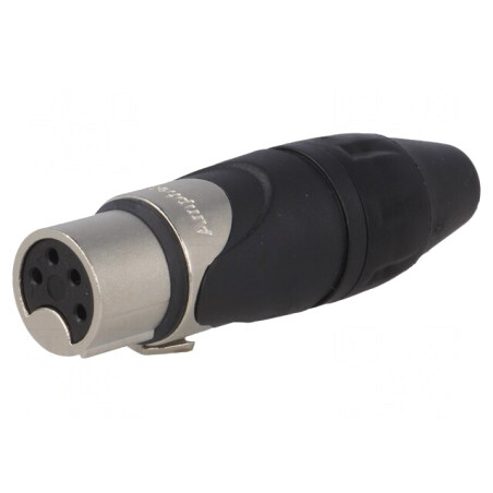 Mufă XLR mamă 4 pini cablu 133V 10A | Electronic-mag.ro | Componente Electronice