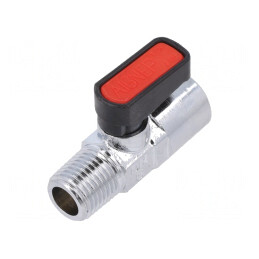 Robinet bilă mecanic alamă nichelată 20bar 20-80°C | Electronic-mag.ro | Componente Electronice