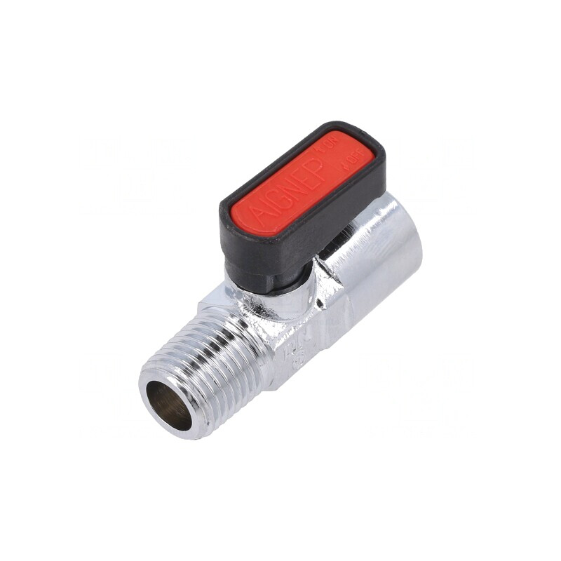 Robinet bilă mecanic alamă nichelată 20bar 20-80°C | Electronic-mag.ro | Componente Electronice