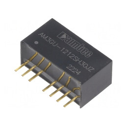 Convertor DC/DC 3W 4.5-36V la 12V 250mA SIP8 | Electronic-mag.ro | Componente Electronice