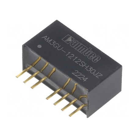 Convertor DC/DC 3W 4.5-36V la 12V 250mA SIP8 | Electronic-mag.ro | Componente Electronice