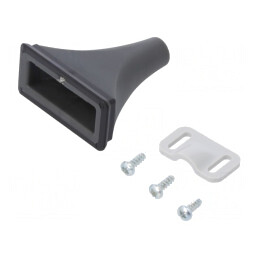 Manşon HM-1552C negru | Electronic-mag.ro | Componente Electronice