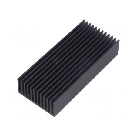 Radiator Extrudat cu Aripioare Negru 100mm 45mm 22mm | Electronic-mag.ro | Componente Electronice