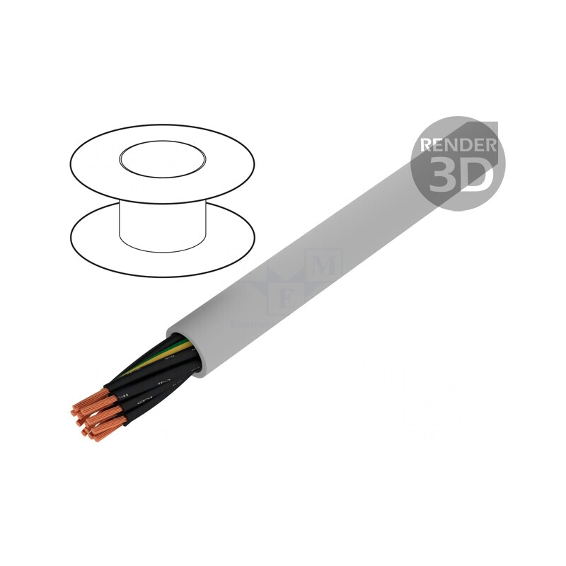 Cablu neecranat JZ-500-PUR 12G0,5mm2 300V/500V Cu gri | Electronic-mag.ro | Componente Electronice Cablu neecranat JZ-500-PUR 12G0,5mm2 300V/500V Cu gri | Electronic-mag.ro | Componente Electronice