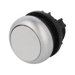 Comutator cu apăsare 22mm gri | Electronic-mag.ro | Componente Electronice