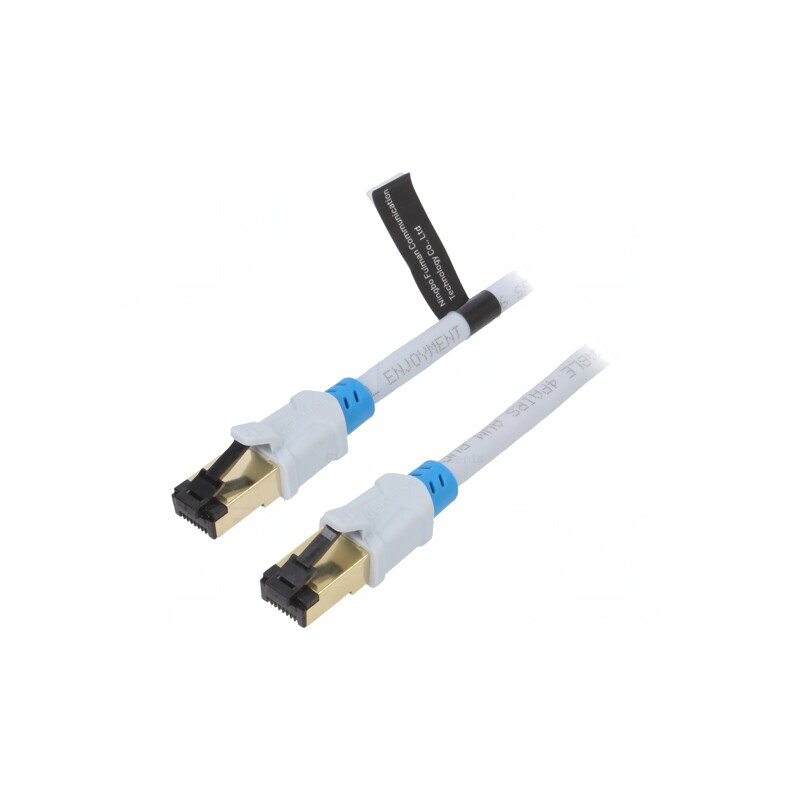 Patch Cord S/FTP Cat 6 Gri 5m RJ45 | Electronic-mag.ro | Componente Electronice