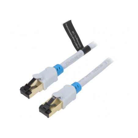 Patch Cord S/FTP Cat 6 Gri 5m RJ45 | Electronic-mag.ro | Componente Electronice
