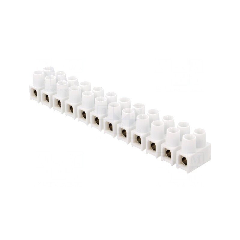 Regletă de conexiuni terminal albă 16mm2 400V 76A | Electronic-mag.ro | Componente Electronice Regletă de conexiuni terminal albă 16mm2 400V 76A | Electronic-mag.ro | Componente Electronice