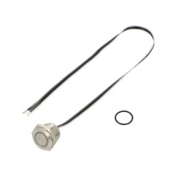 Comutator Anti-Vandalism SPST-NO 50mA 24VDC IP65 Roșu | Electronic-mag.ro | Componente Electronice