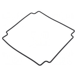 Gasket Kit for HM-1554Q Enclosures - 2 Rubber Pieces | Electronic-mag.ro | Componente Electronice