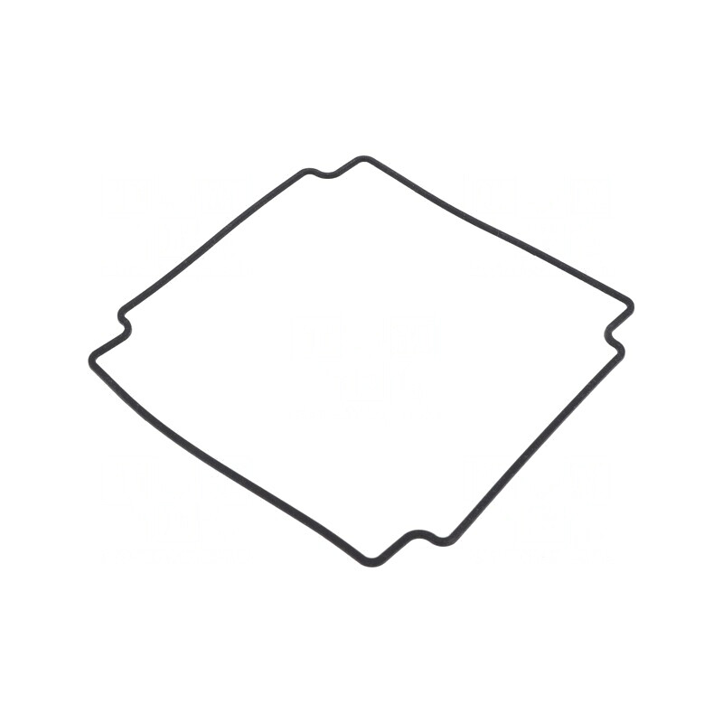 Gasket Kit for HM-1554Q Enclosures - 2 Rubber Pieces | Electronic-mag.ro | Componente Electronice