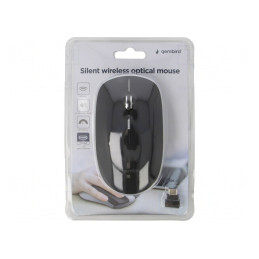 Mouse Optic Negru USB-C Fără Fir 10m 4 Butoane | Electronic-mag.ro | Componente Electronice