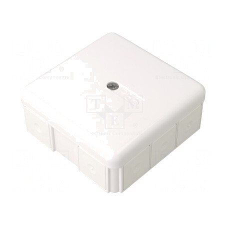 Carcasă Cutie de Conexiuni pentru Perete 65x75x45 mm | Electronic-mag.ro | Componente Electronice