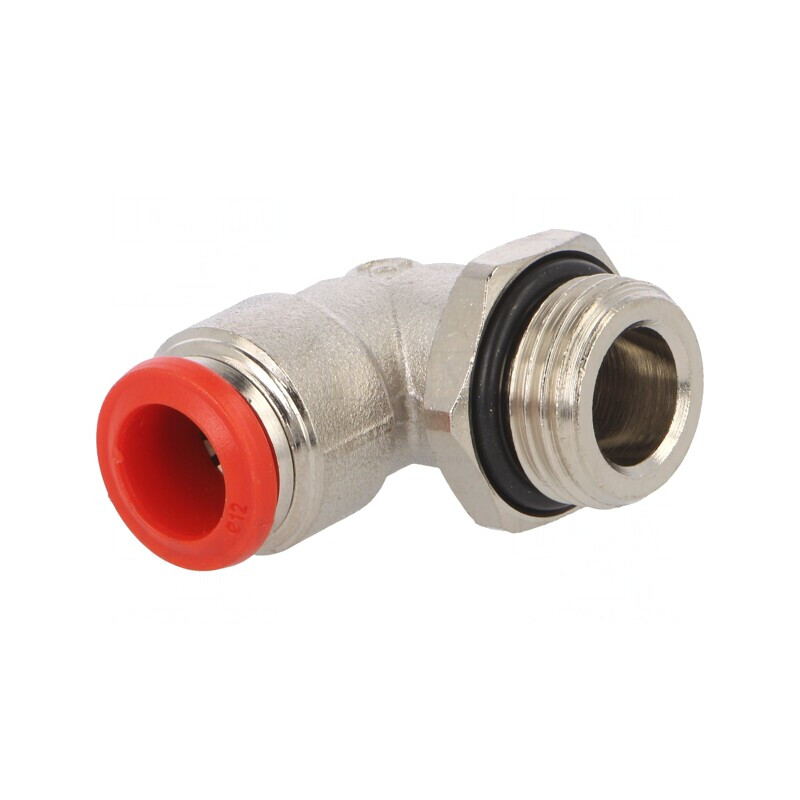 Racord Push-in Unghiular Alamă Nichelată 20bar | Electronic-mag.ro | Componente Electronice