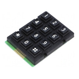 Tastatură Plastic 12 Butoane 20mA