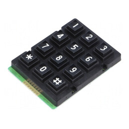 Tastatură Plastic 12 Butoane 20mA | Electronic-mag.ro | Componente Electronice