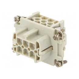 Conector HDC Inserturi Mamă 16A 6P+6PE | Electronic-mag.ro | Componente Electronice