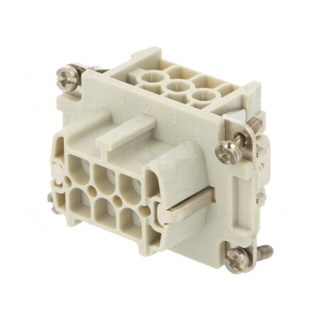 Conector HDC Inserturi Mamă 16A 6P+6PE | Electronic-mag.ro | Componente Electronice