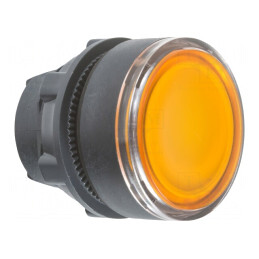 Comutator 22mm cu Buton Portocaliu | Electronic-mag.ro | Componente Electronice